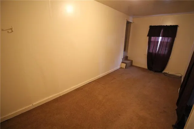 a view of a room with walk in closet