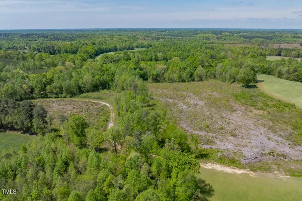 a aerial view of a house with a yard and lake view
