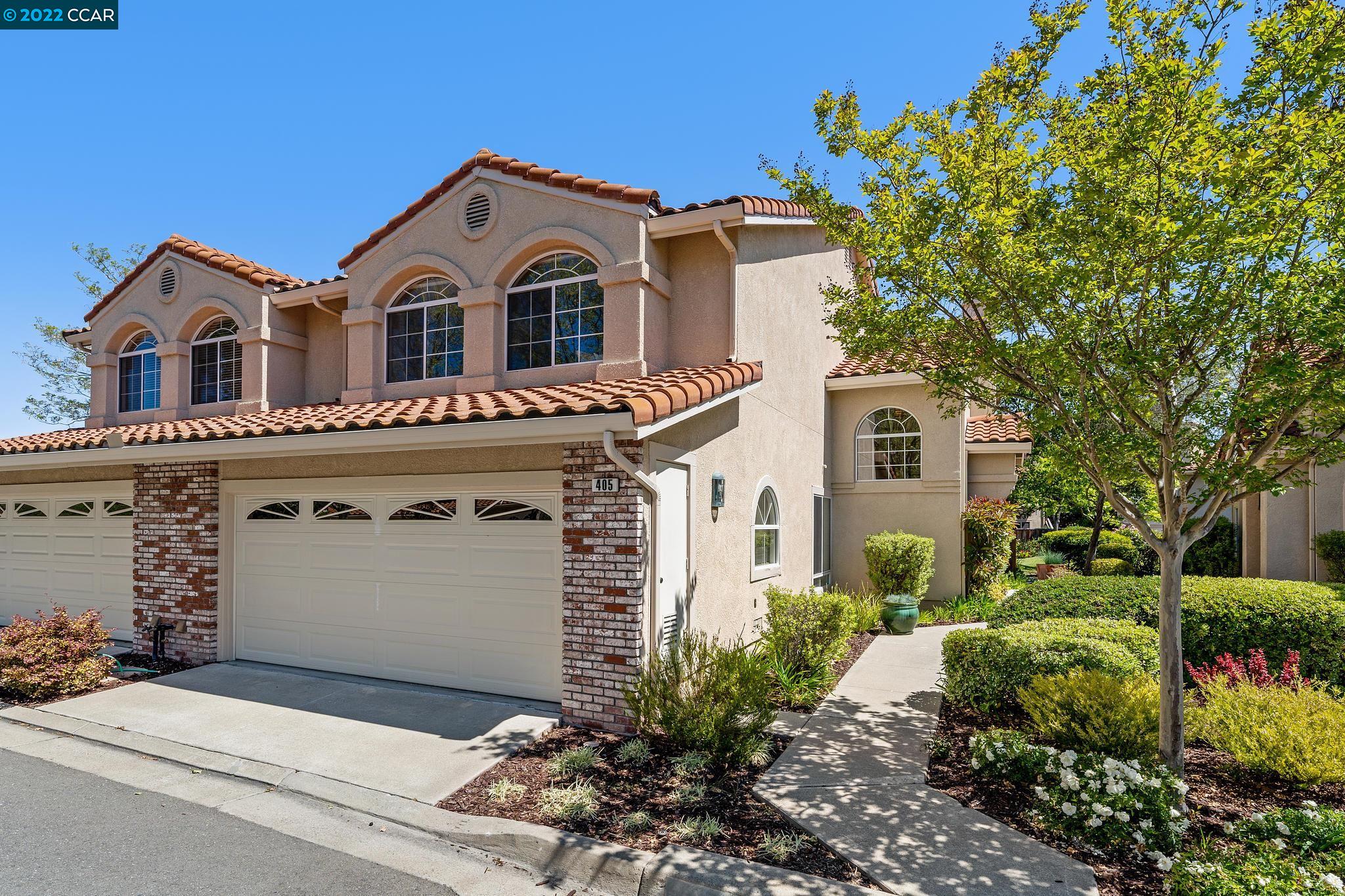 405 South Clovercrest Lane San Ramon, CA 94582 - Photo 1 of 1 a front view of a house with a garden
