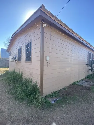 a backyard of a house