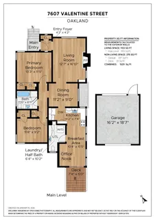 $729,000 | 7607 Valentine Street, Oakland, CA 94605