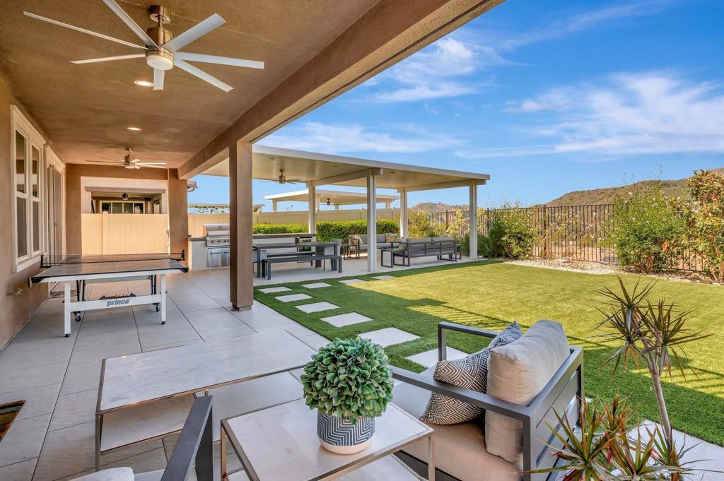 35822 Blue Breton Drive Fallbrook, CA 92028 - Photo 37 of 47 a view of a swimming pool and outdoor seating