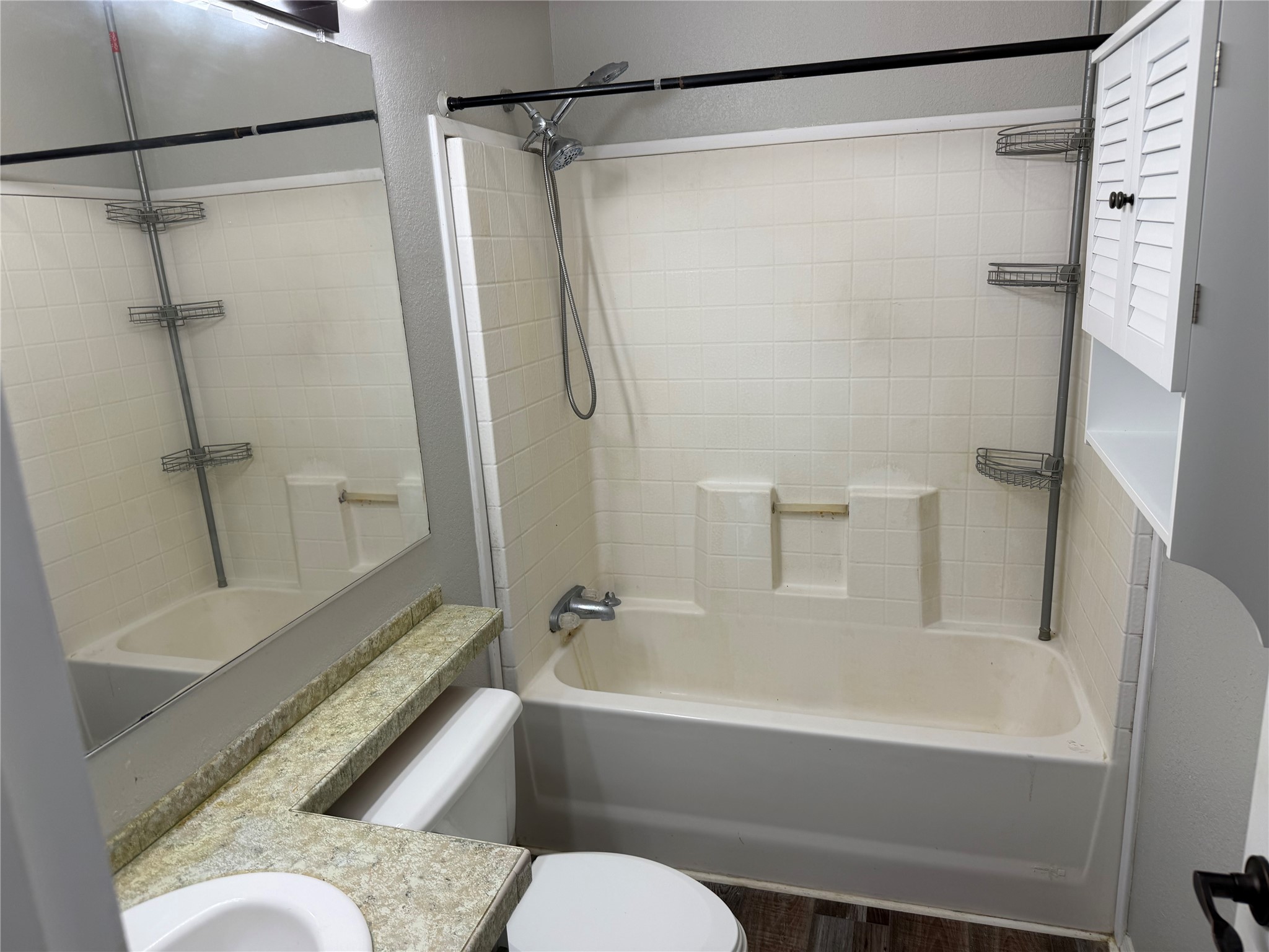 29480 Skymac Ranch Road Hempstead, TX 77445 - Photo 8 of 11 a bathroom with a bathtub and a shower