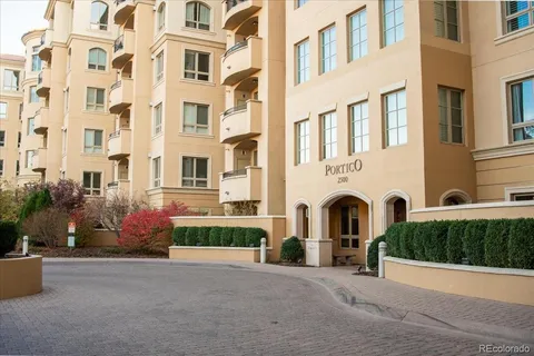 a front view of a building