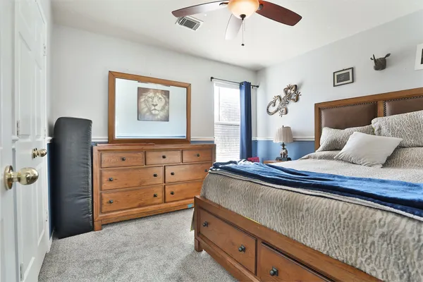 a backyard of a house with seating space