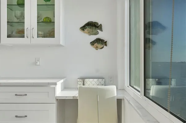 a bathroom with a bathtub and a sink