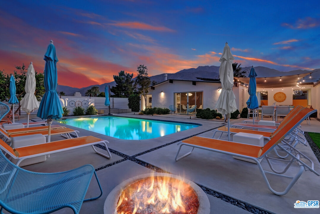 2108 George Drive Palm Springs, CA 92262 - Photo 32 of 33 a view of swimming pool with a patio