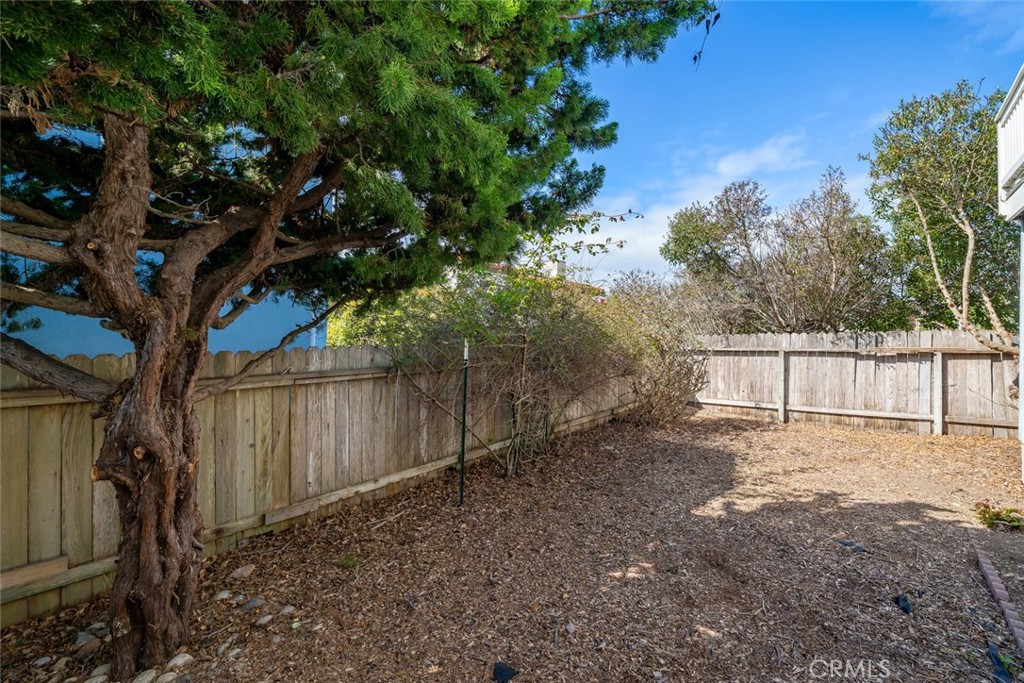 379 Harvey Street Cambria, CA 93428 - Photo 41 of 52 a backyard of a house with lots of green space