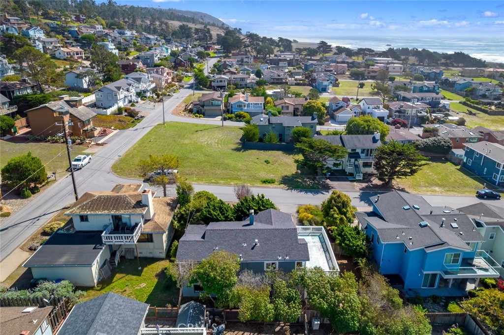 379 Harvey Street Cambria, CA 93428 - Photo 48 of 52 an aerial view of residential houses with outdoor space