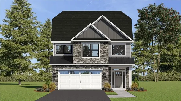 front view of house with a yard