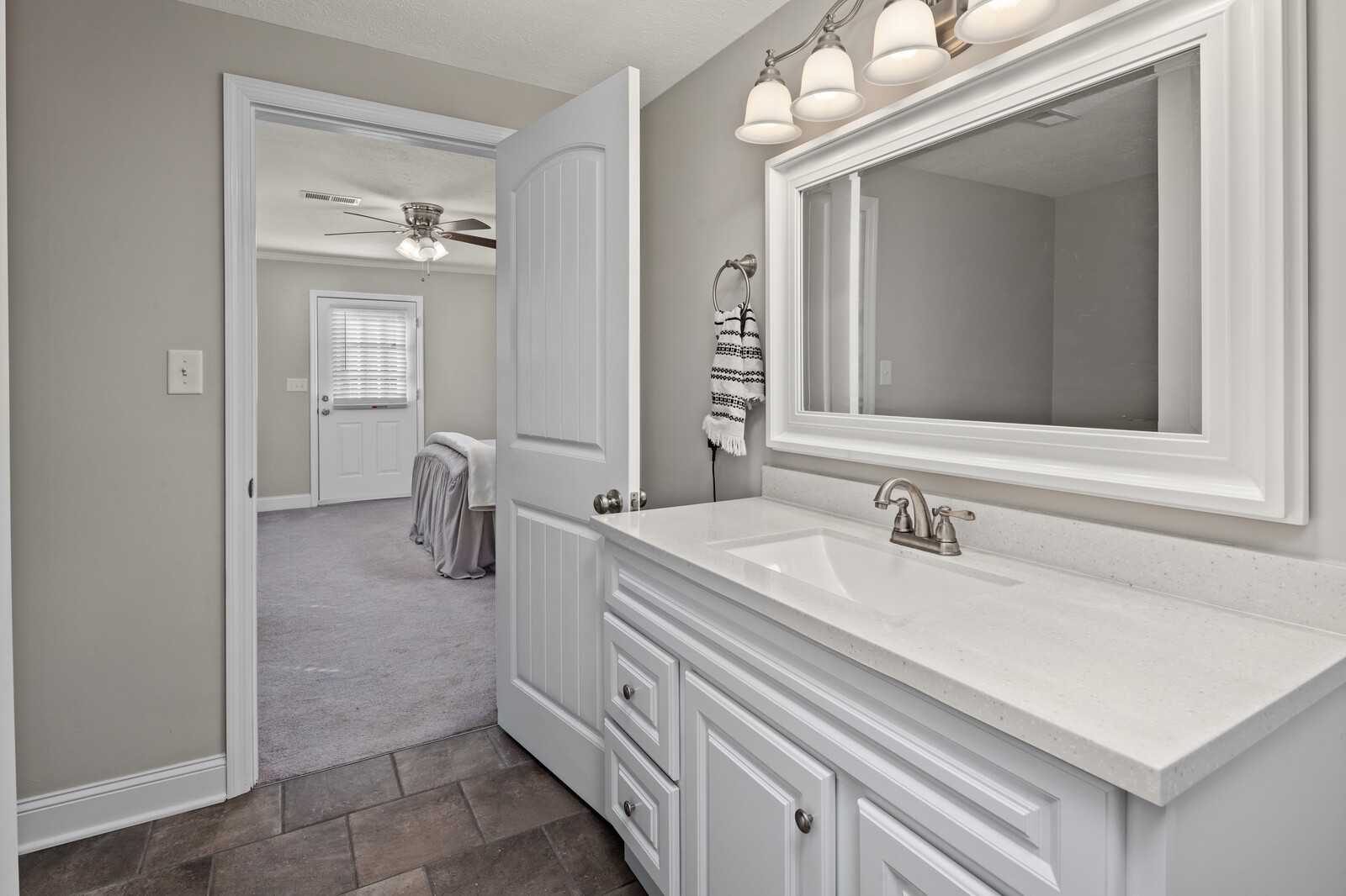 2531 Pleasant View Road Pleasant View, TN 37146 - Photo 22 of 35 a bathroom with a sink and a mirror