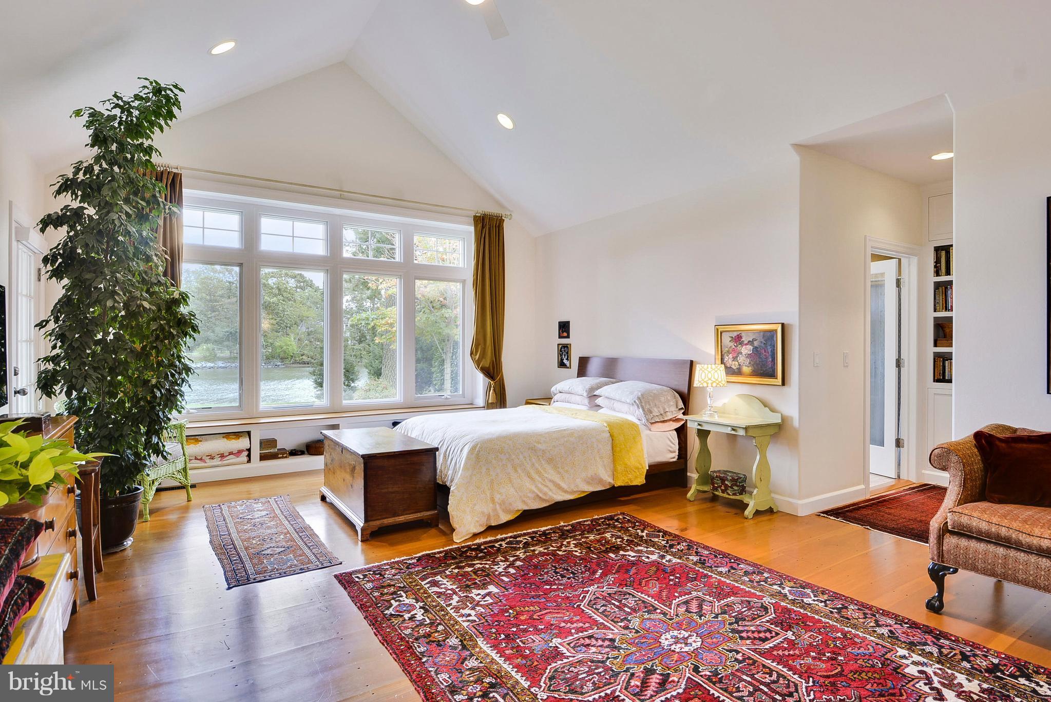 25946 River Road Newcomb, MD 21653 - Photo 15 of 30 Master Bedroom features wide-plank pine floors...