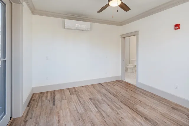 wooden floor in an empty room