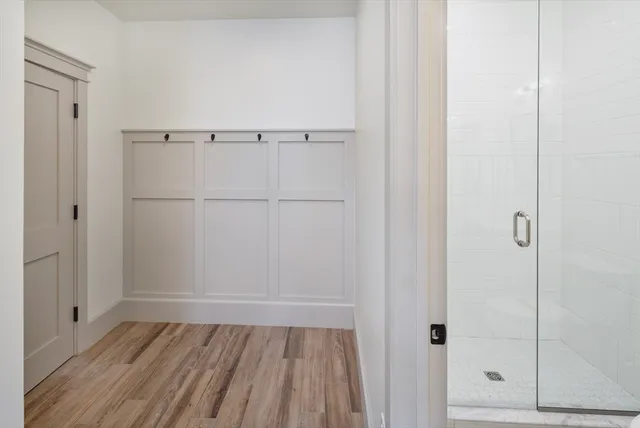 a view of wooden floor