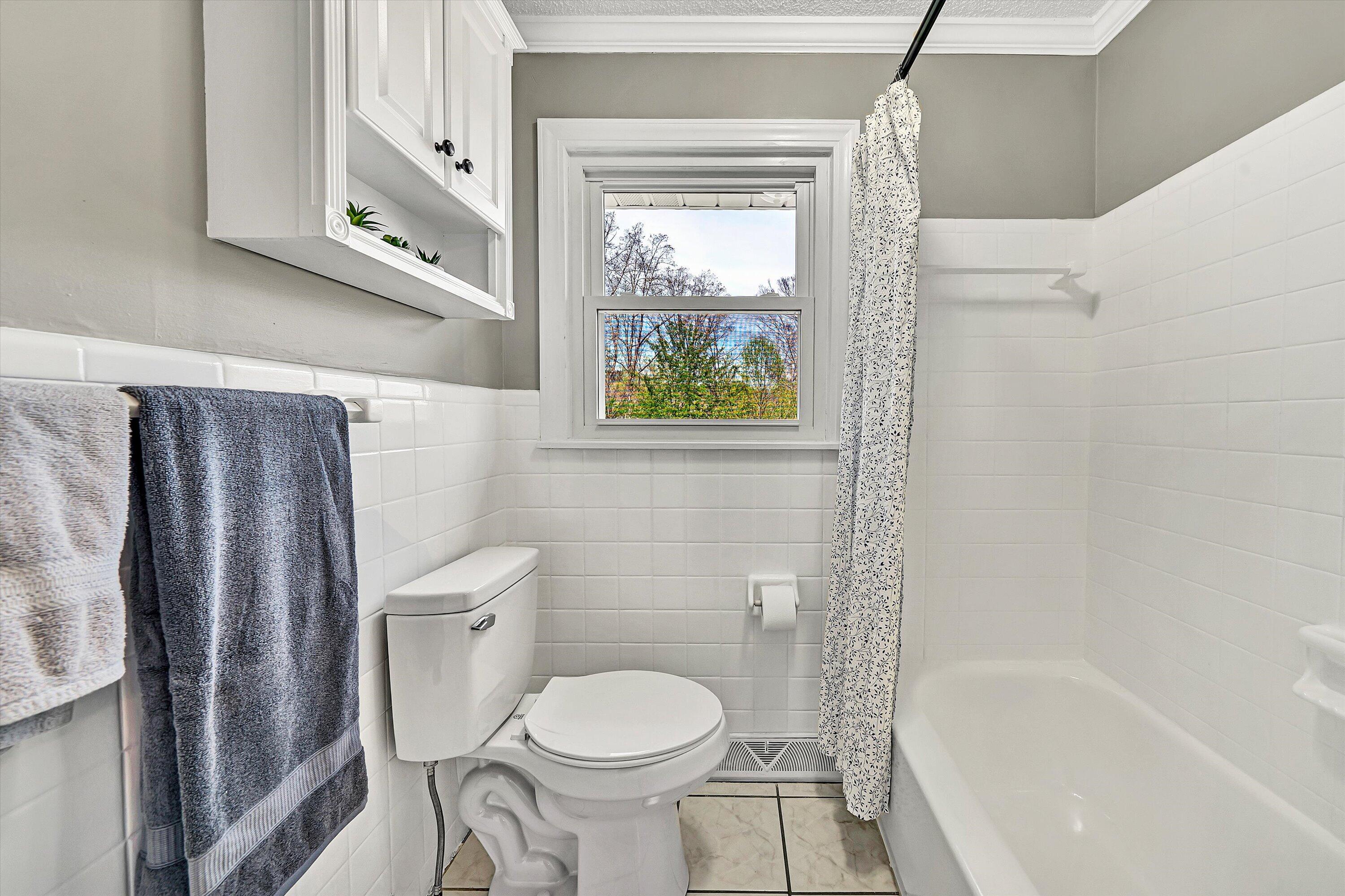 731 Bassett Heights Road Bassett, VA 24055 - Photo 22 of 45 a bathroom with a toilet and a shower