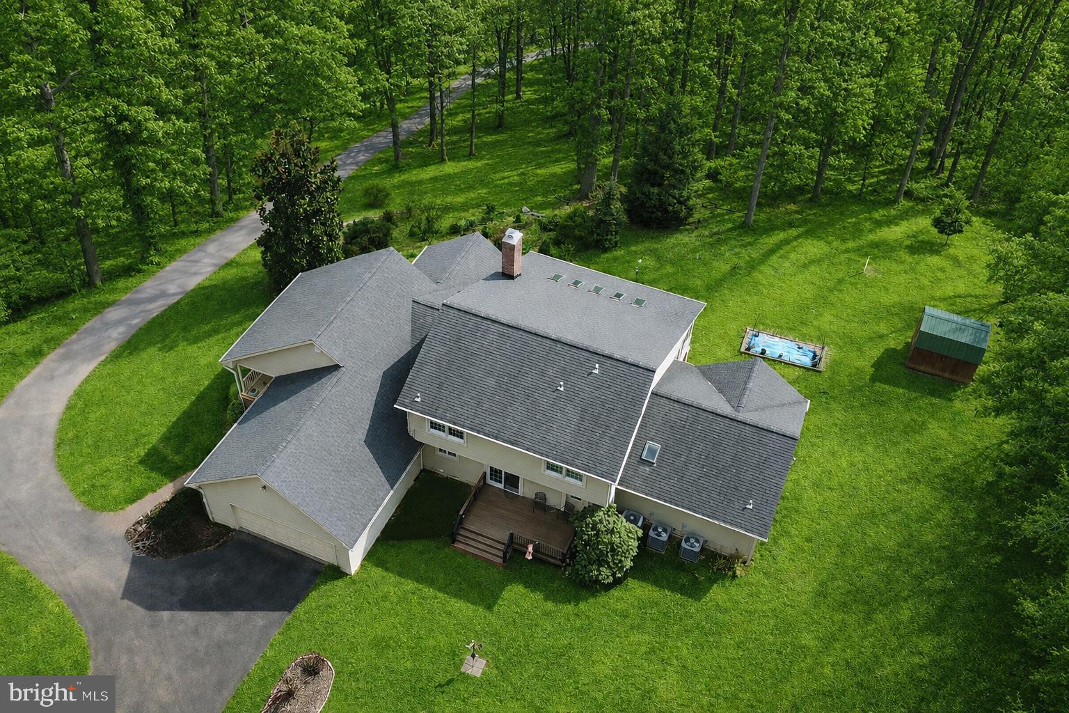 5602 Patterson Road Baldwin, MD 21013 - Photo 11 of 88 an aerial view of a house with a garden