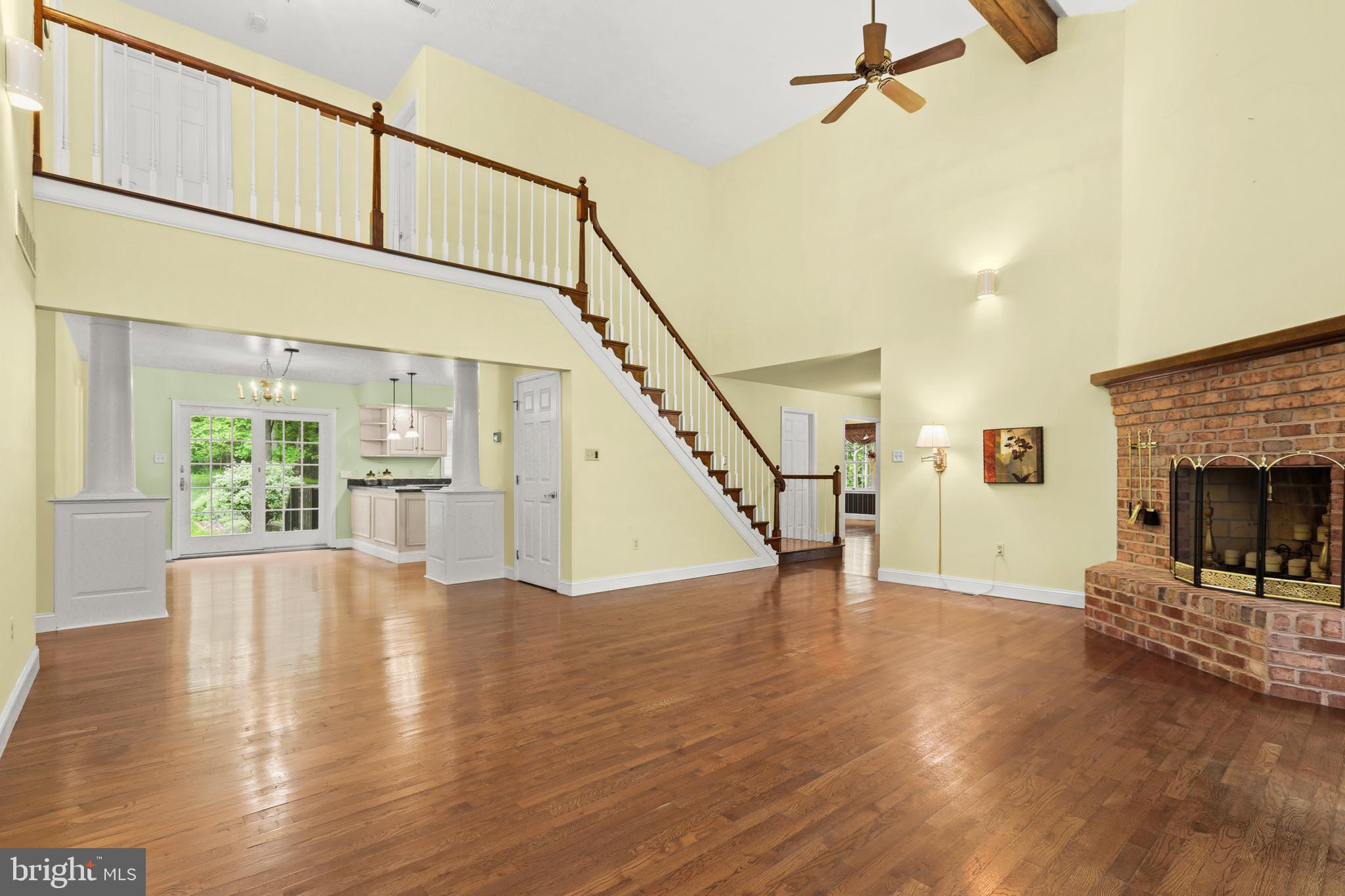 5602 Patterson Road Baldwin, MD 21013 - Photo 41 of 88 a view of empty room with wooden floor and fan