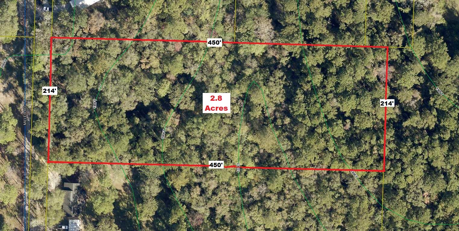 2.8-ac Miller Road DeFuniak Springs, FL 32435 - Photo 8 of 12 Elevations - Zone X (214.3 x 580)