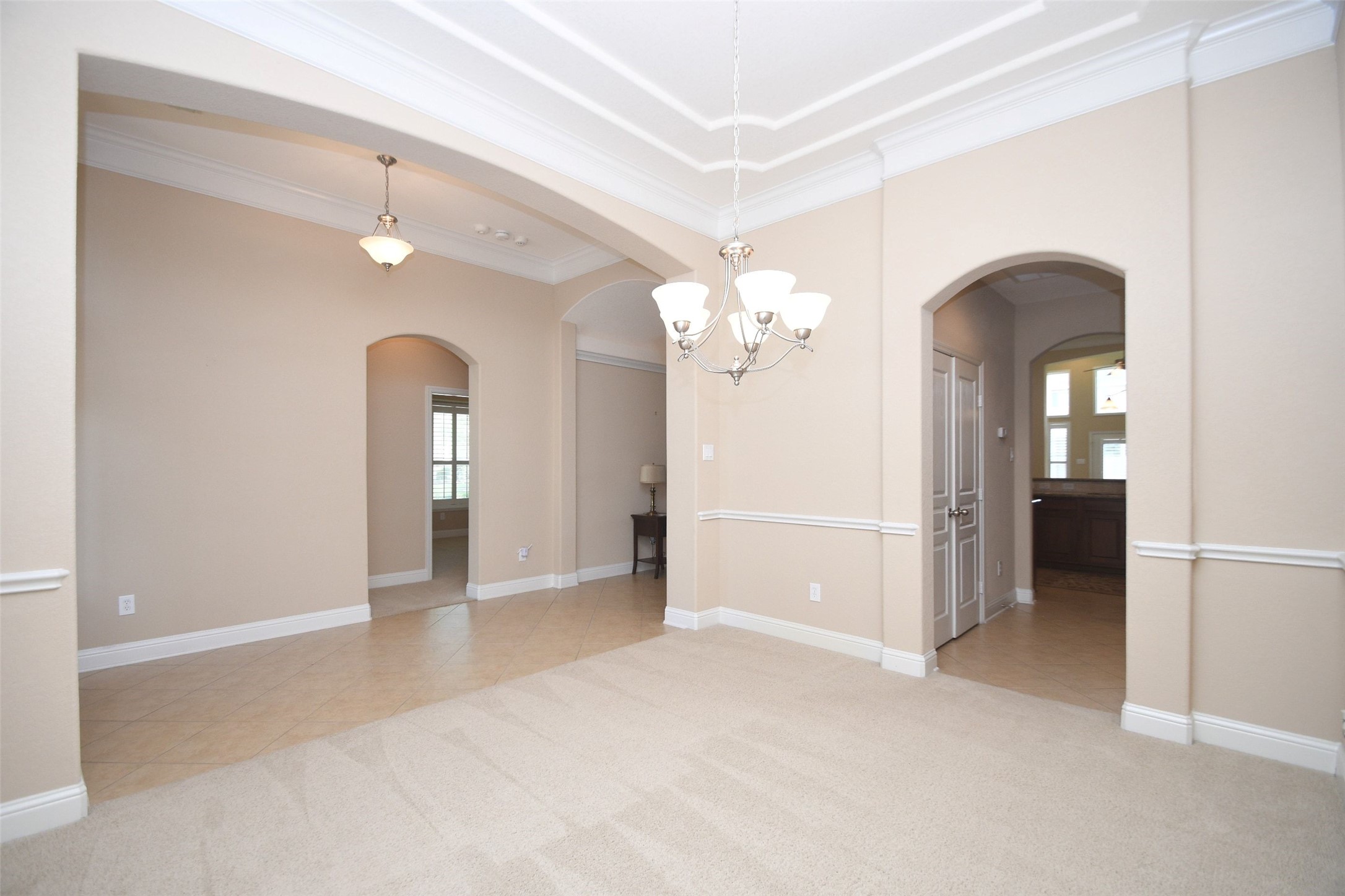 5803 Oakdale Meadows Spring, TX 77379 - Photo 3 of 21 a view of a hallway with wooden shelves