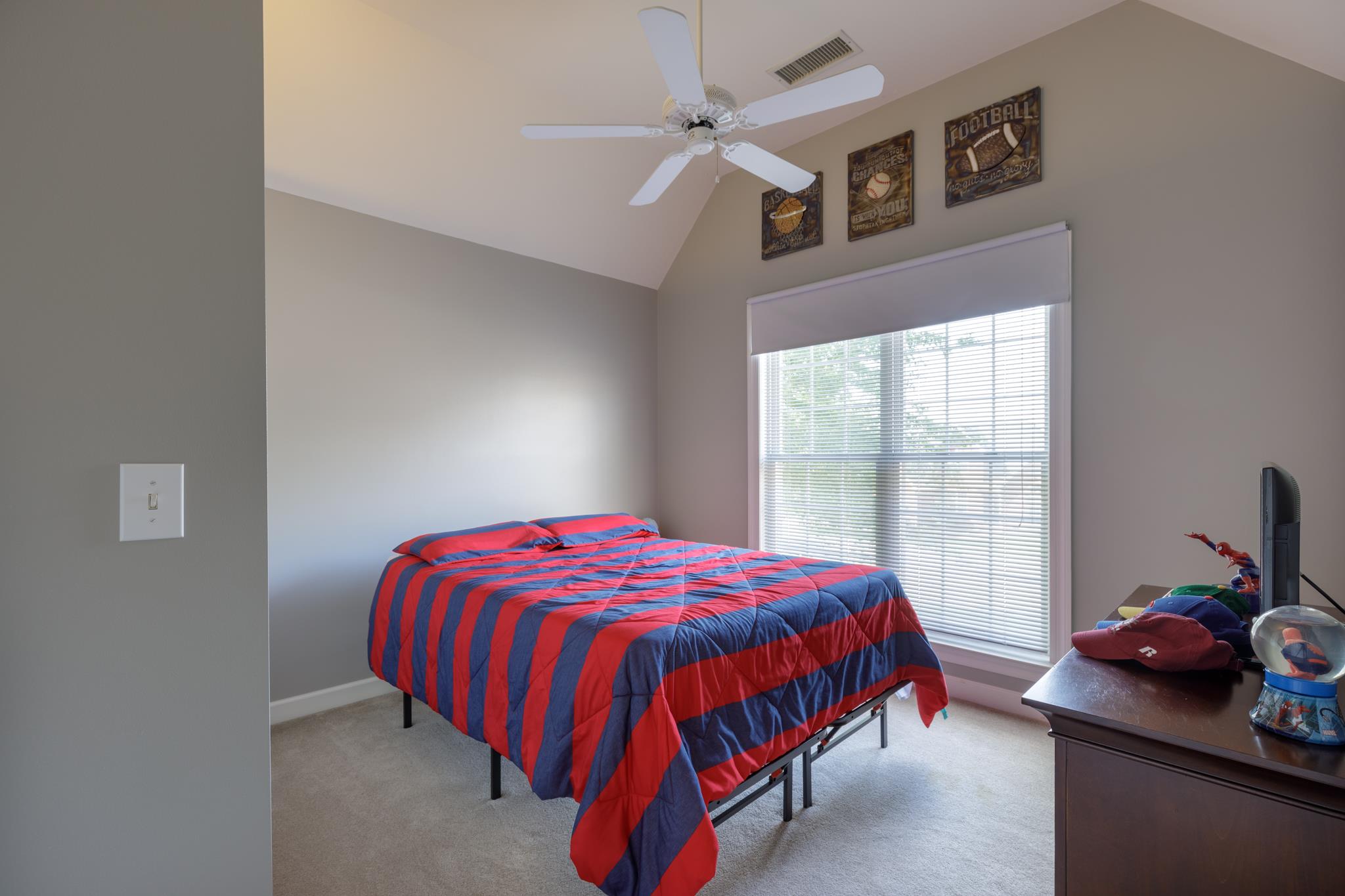 214 Savannah Ridge Murfreesboro, TN 37127 - Photo 14 of 30 Bedroom #2 & #3 are both located on the second level! This bedroom has high ceilings and a ceiling fan! 214 Savannah Ridge, Murfreesboro, TN 37127