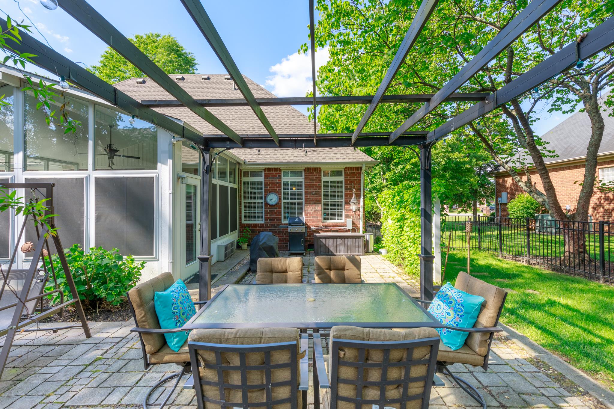 214 Savannah Ridge Murfreesboro, TN 37127 - Photo 25 of 30 Patio with pergola! 214 Savannah Ridge, Murfreesboro, TN 37127