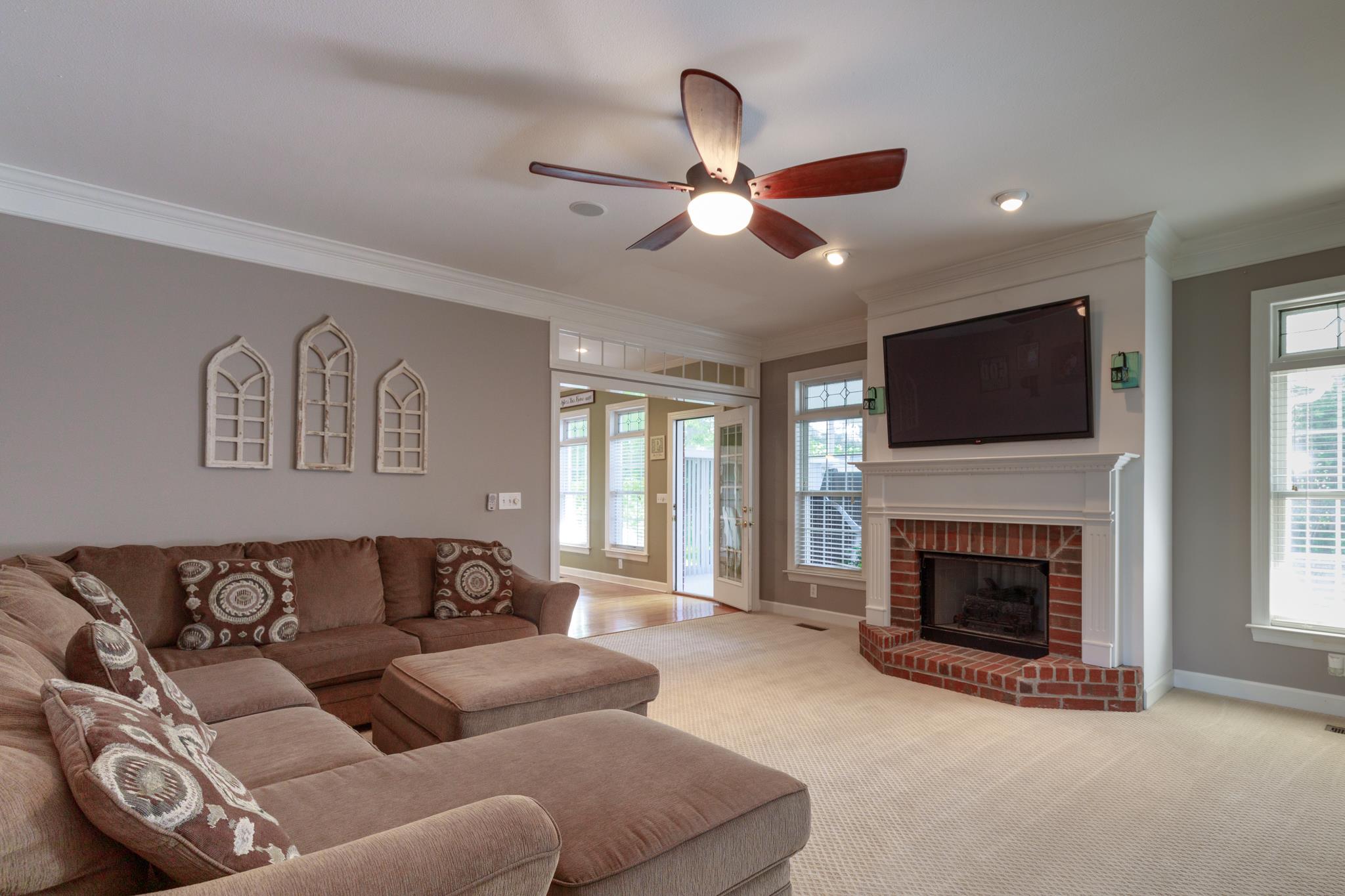 214 Savannah Ridge Murfreesboro, TN 37127 - Photo 5 of 30 You will love the gas fireplace on those cold winter nights! 214 Savannah Ridge, Murfreesboro, TN 37127