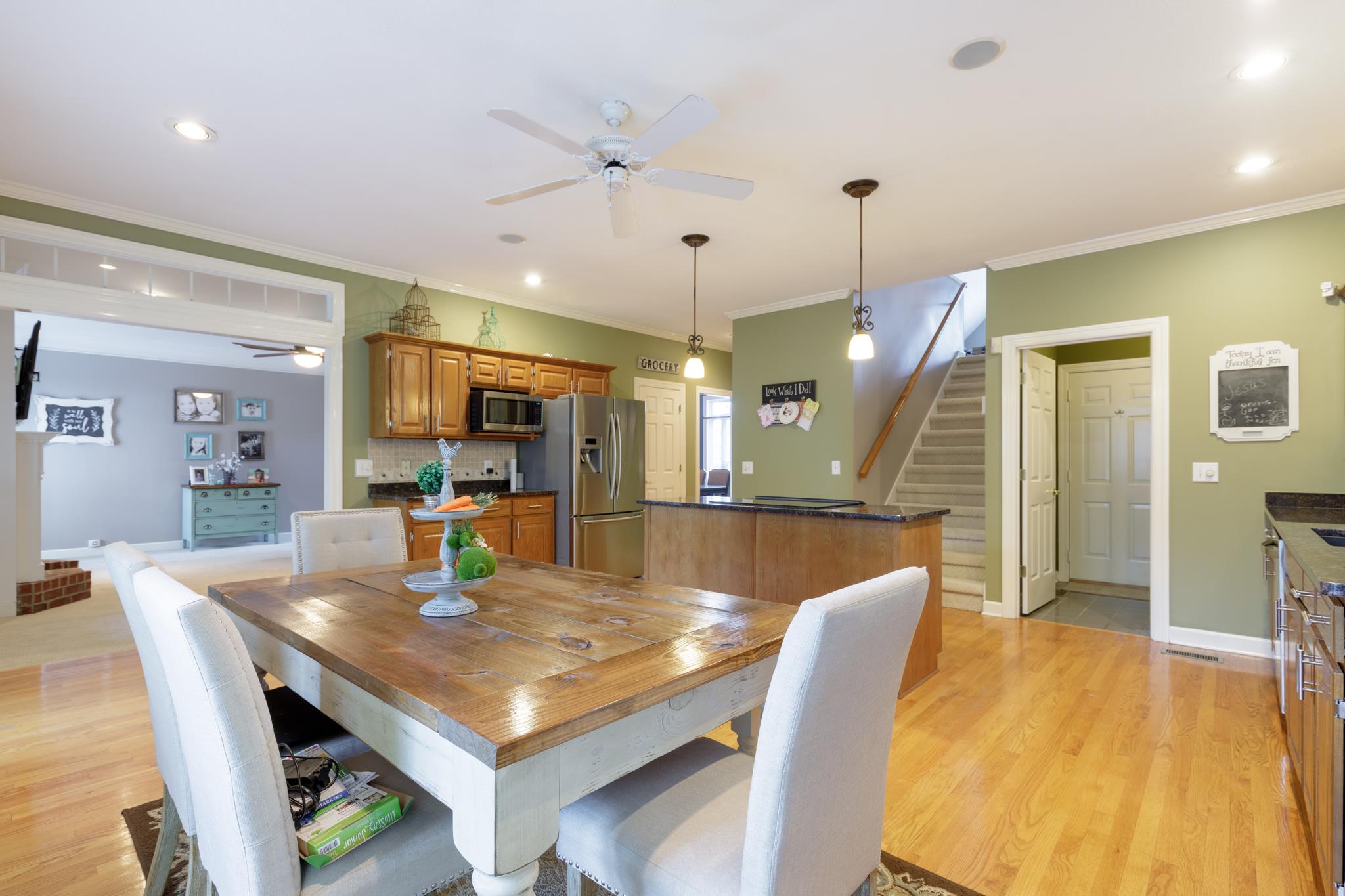 214 Savannah Ridge Murfreesboro, TN 37127 - Photo 6 of 30 This spacious kitchen has cool tones, recessed lighting and wood floors! 214 Savannah Ridge, Murfreesboro, TN 37127