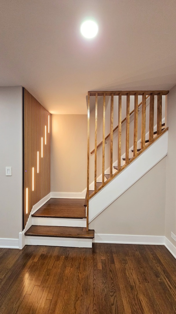 1321 Pitner Avenue, Unit A Evanston, IL 60201 - Photo 14 of 35 a view of entryway with wooden floor