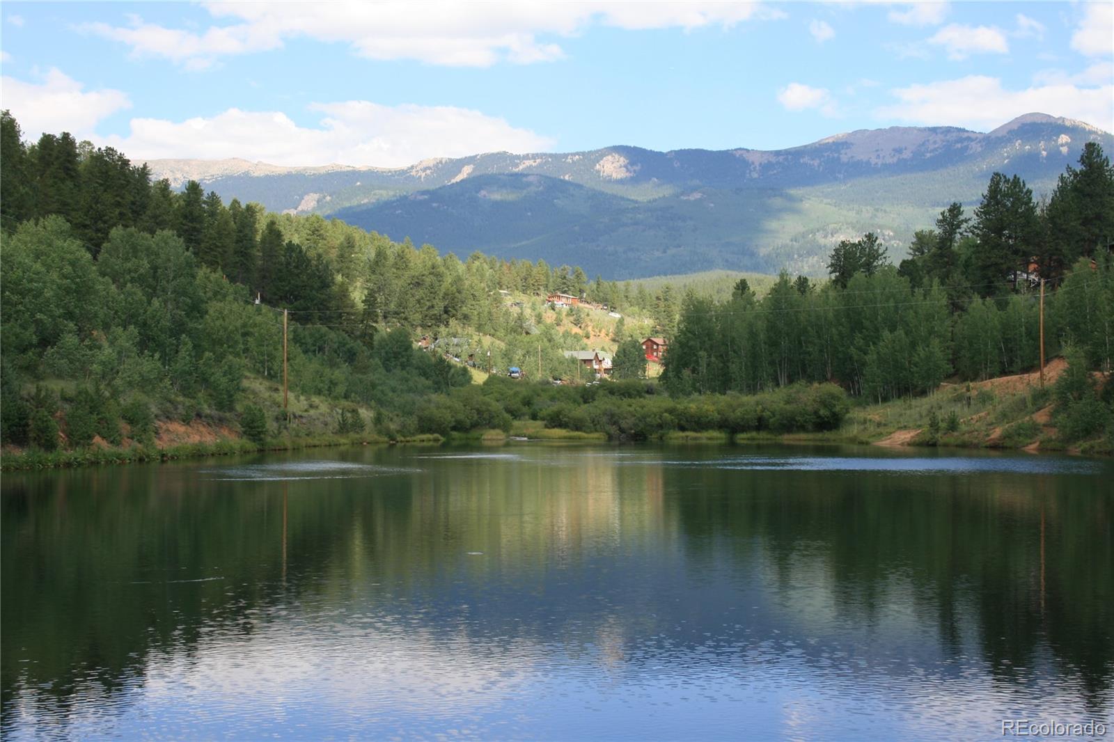 Wolf Road Bailey, CO 80421 - Photo 25 of 26 a view of a lake with a mountain