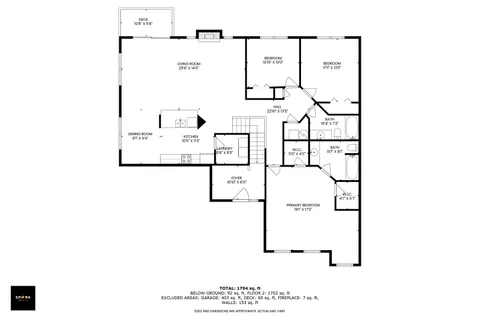 a picture of a floor plan