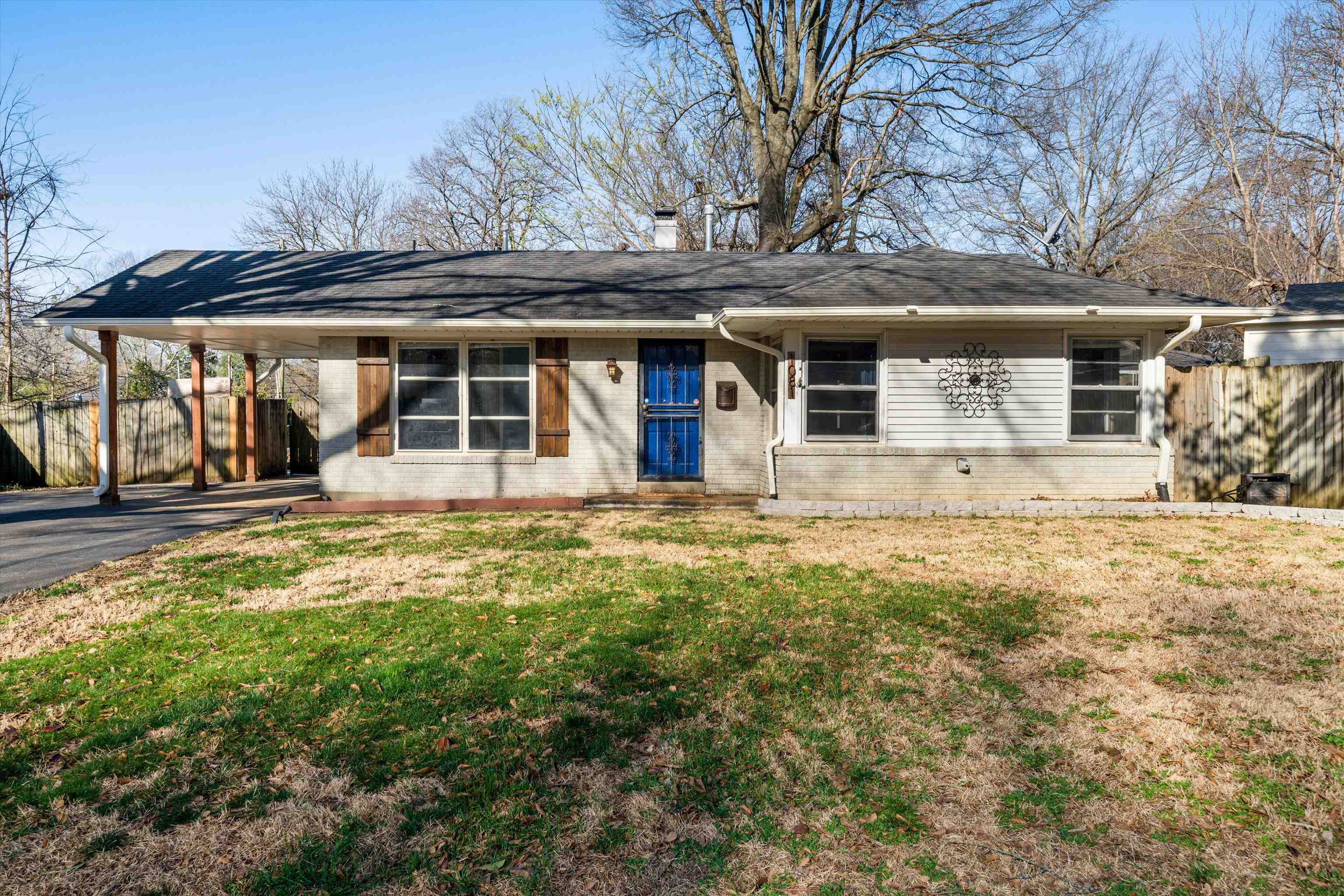 1081 Wilbec Road Memphis, TN 38117 - Photo 1 of 18 front view of a building with a yard