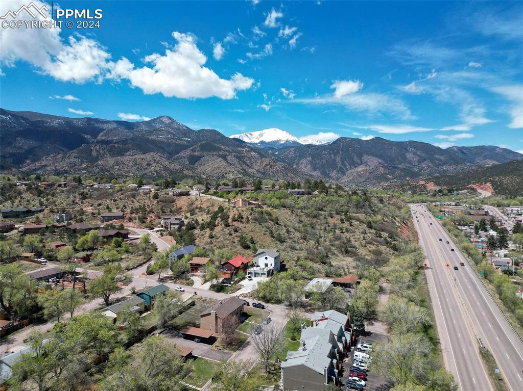 3738 Red Canon Place Colorado Springs, CO 80904 - Photo 23 of 27 a view of a city with mountain