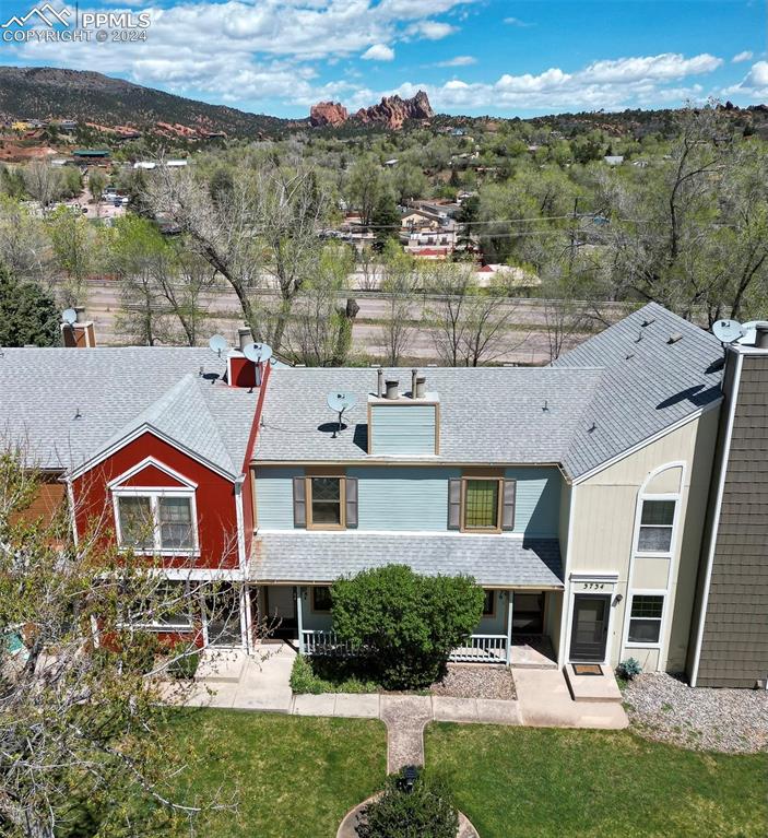 3738 Red Canon Place Colorado Springs, CO 80904 - Photo 25 of 27 a aerial view of a house