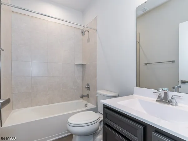 a view of a room that has a window in it