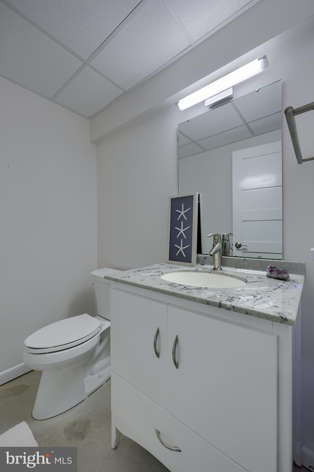 2487 Chestnut Ridge Drive Lancaster, PA 17601 - Photo 80 of 96 a bathroom with a granite countertop toilet sink and mirror