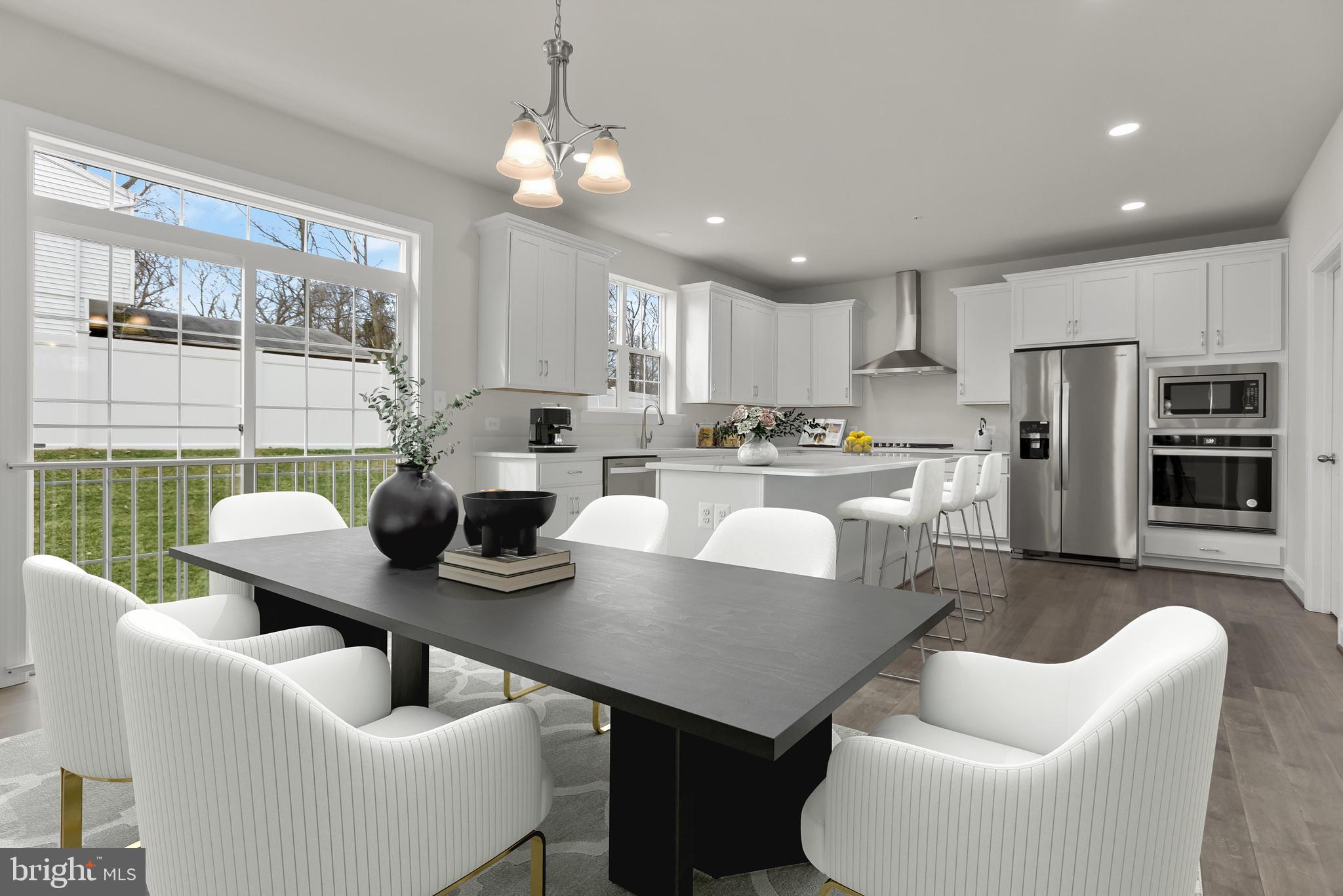 6813 Martin Road Columbia, MD 21044 - Photo 2 of 51 Virtually Staged Kitchen and Dining Area