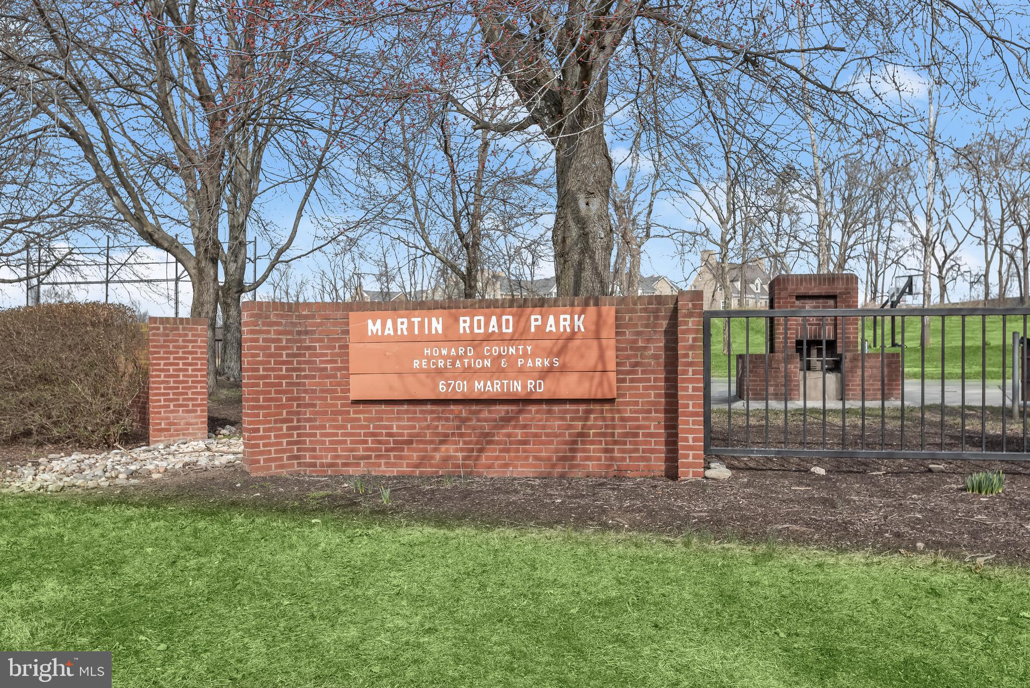 6813 Martin Road Columbia, MD 21044 - Photo 39 of 51 Nearby Martin Road Park