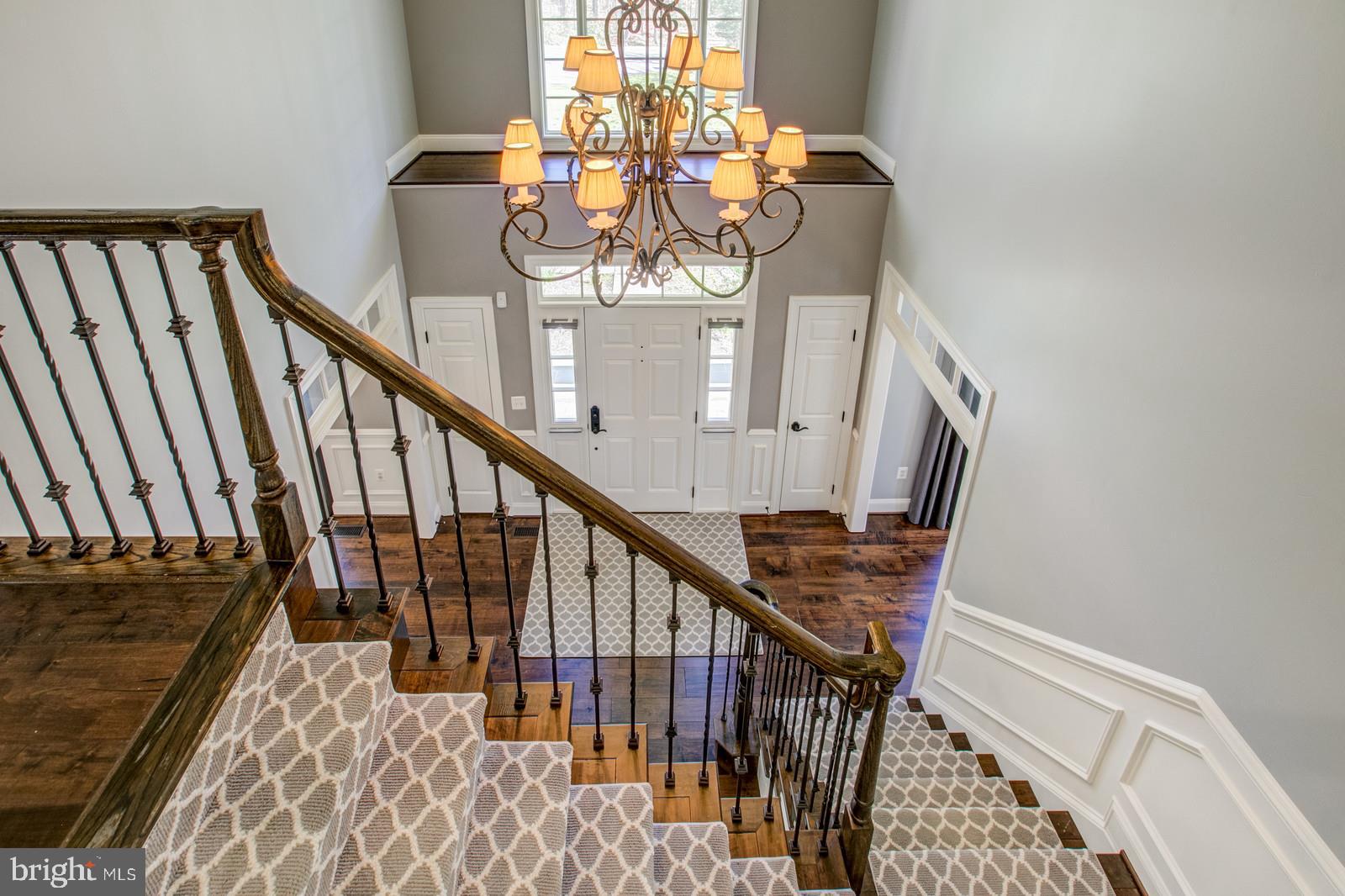 8138 Rondelay Lane Fairfax Station, VA 22039 - Photo 19 of 64 Stairway Up/View to Foyer