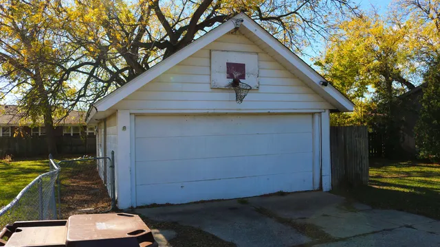 a view of swimming pool with outdoor seating