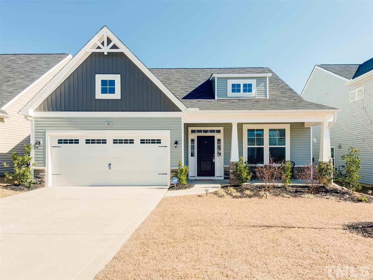 30 Mariners Point Way Garner, NC 27529 - Photo 1 of 25 "Better than New" home with front porch, 2 car garage, screened porch, patio and fenced back yard.