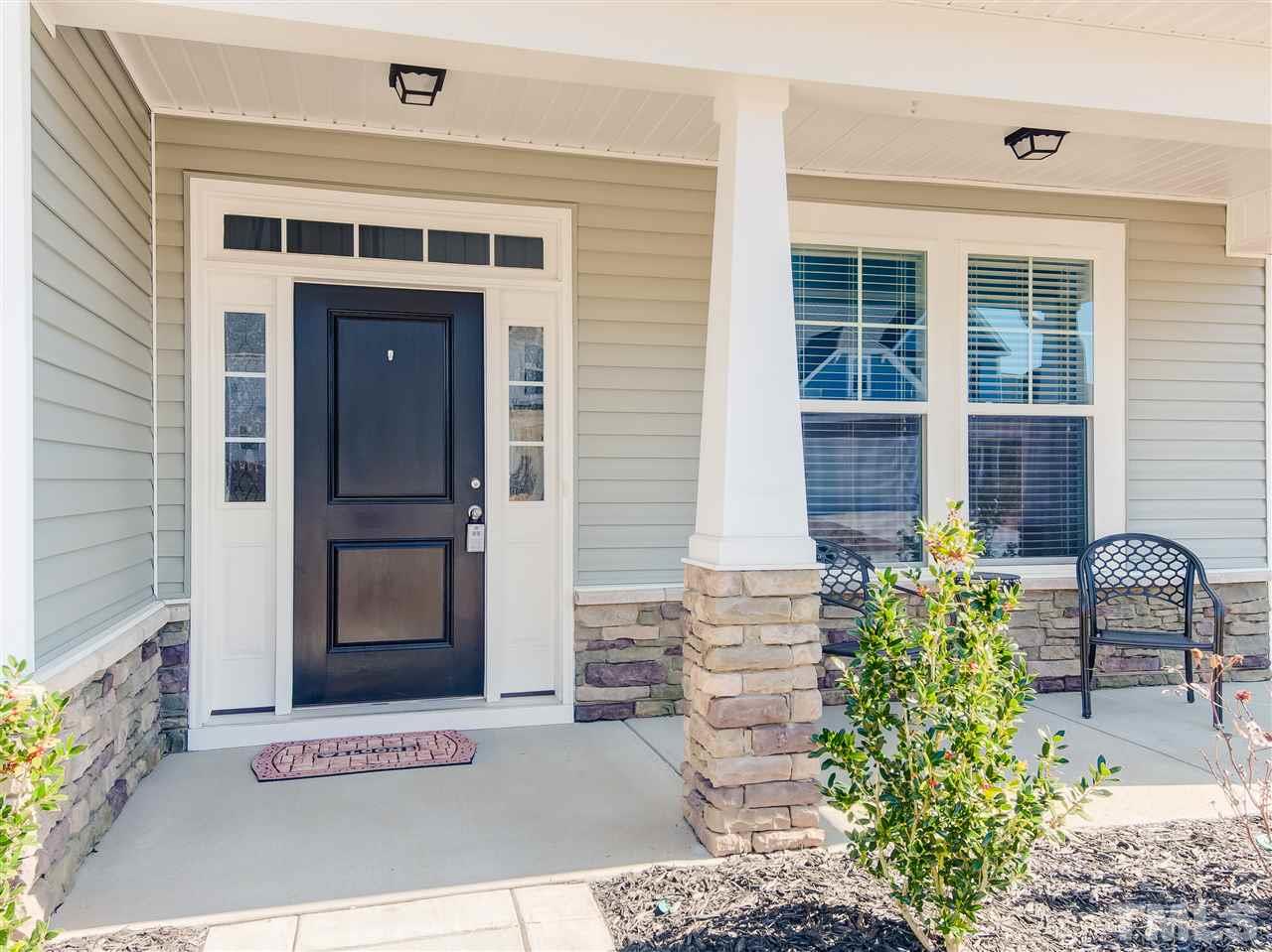 30 Mariners Point Way Garner, NC 27529 - Photo 2 of 25 Spacious front porch with stone columns