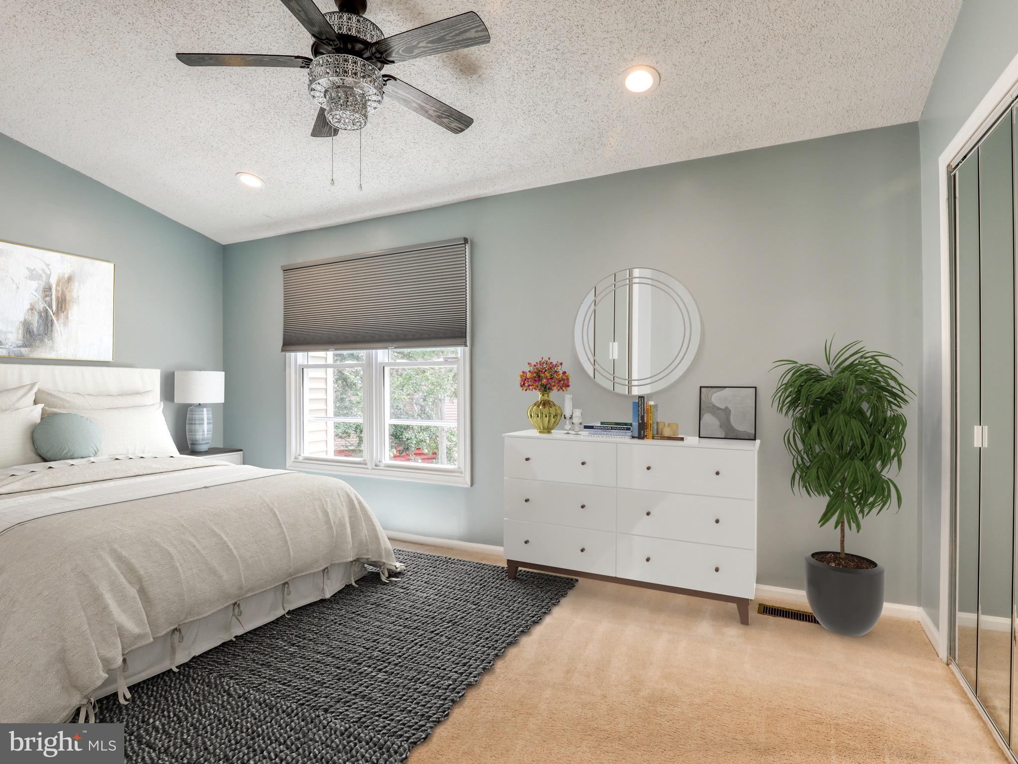 43884 Laburnum Square Ashburn, VA 20147 - Photo 15 of 23 Virtually Staged Primary Bedroom
