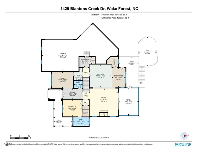 $1,325,000 | 1429 Blantons Creek Drive, Wake Forest, NC 27587