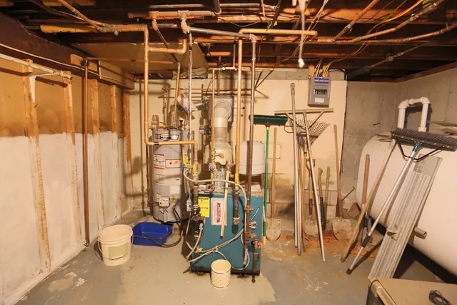 a view of water heater room