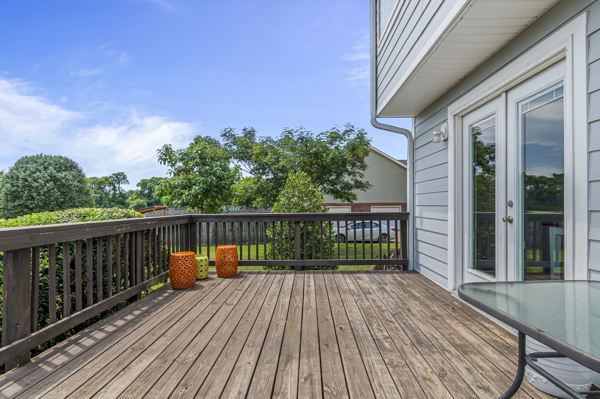 3137 Southall Road Franklin, TN 37064 - Photo 33 of 51 a balcony with wooden floor and fence