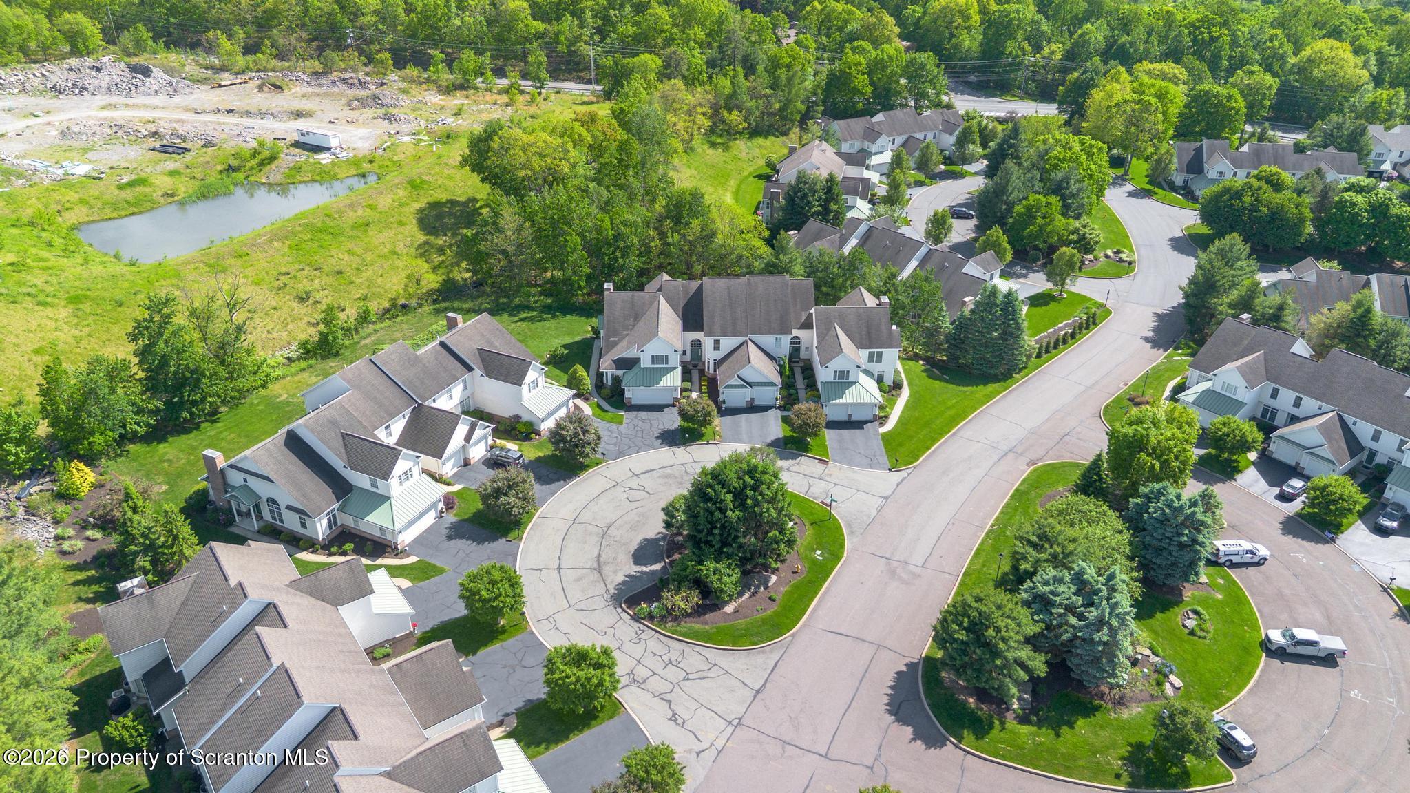 1502 Verne Cl Moosic, PA 18507 - Photo 42 of 46 an aerial view of a house with yard