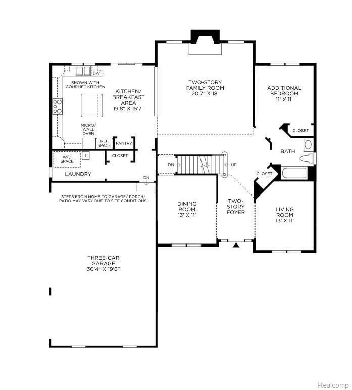 2219 Steeple Chase Road Canton, MI 48188 - Photo 2 of 13 74P First Floor.jpg