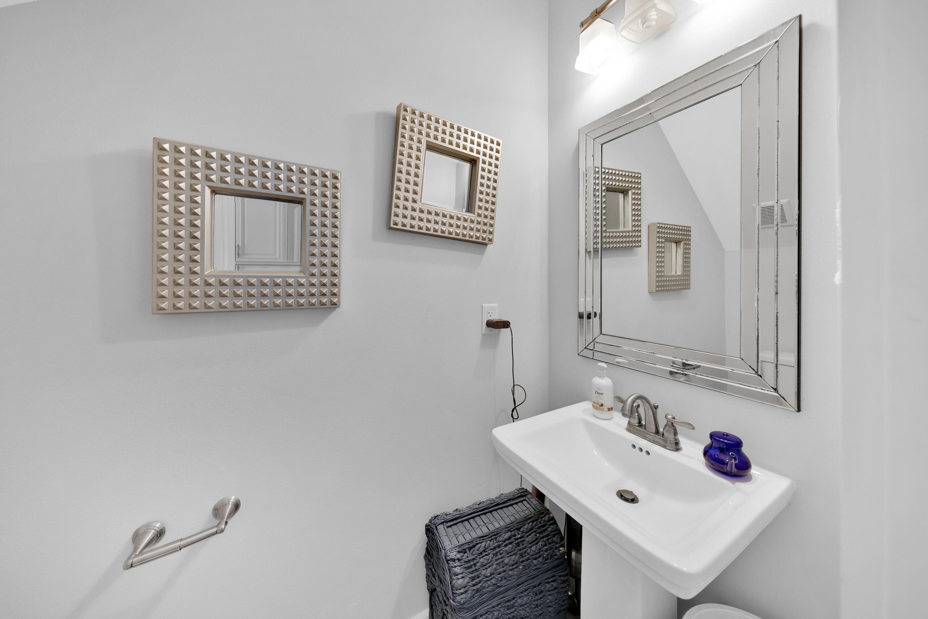 250 Marlberry Trace Santa Rosa Beach, FL 32459 - Photo 11 of 30 a bathroom with a sink and a mirror