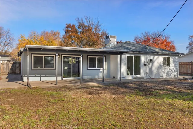 a view of yard with swimming pool