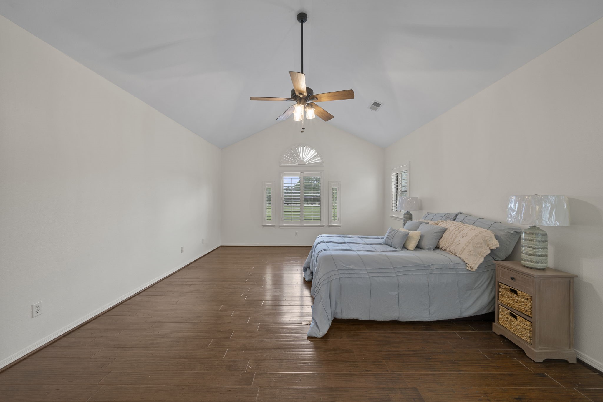 26435 Clay Road Katy, TX 77493 - Photo 20 of 50 a living room with furniture and a ceiling fan
